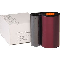 Ribbon YMCKO 750 images Secumind CX120 DTC