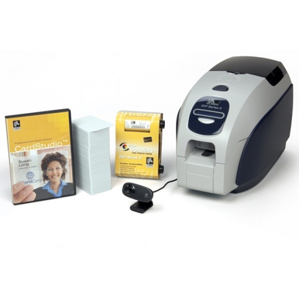 ZEBRA Zebra QuikCard ID solution with ZXP series 3 dual-side card printed with magnetic encoding