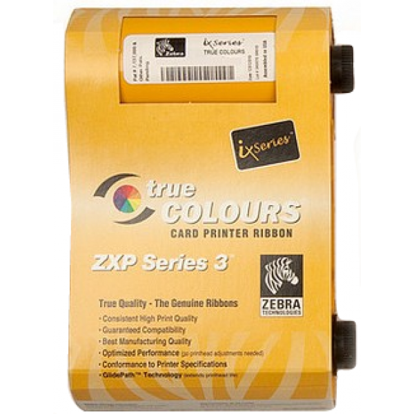 Zebra ix Series monochrome ribbon for ZXP Series 3 Red 1000 images