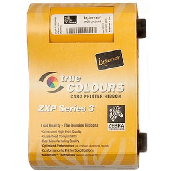 Zebra ix Series color ribbon for ZXP Series 3 YMCKOK 165 images Zebra ix Series color ribbon for ZXP Series 3 YMCKOK 165 images