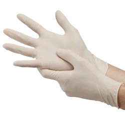 Disposable Medical Latex Gloves - Powdered 